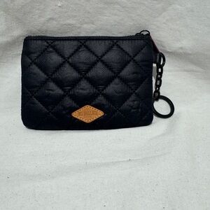 MZ Wallace Black Quilted Women's coin purse / key chain